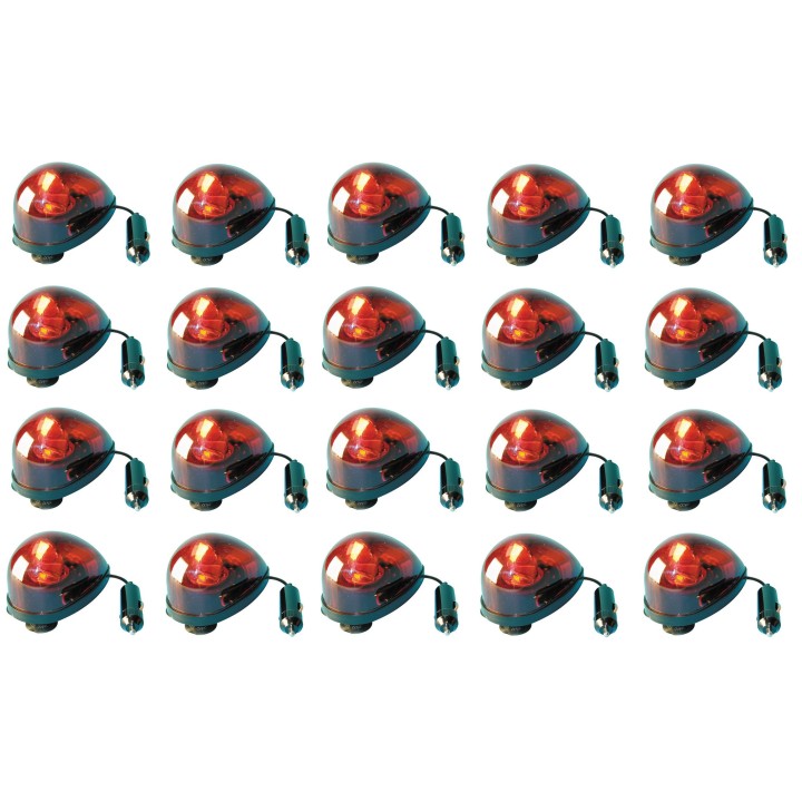 20 Girofaro ventosa 12vcc 5w rojo dl60 girofaros ventosa jr international - 2