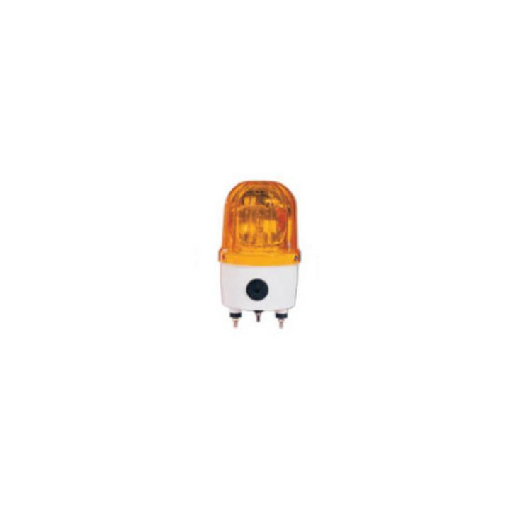 20 Faro giratorio eléctrico fija 24vcc 10w a ambre (fijación por vi) faros giratorios eléctricos fijos(fijados) jr international