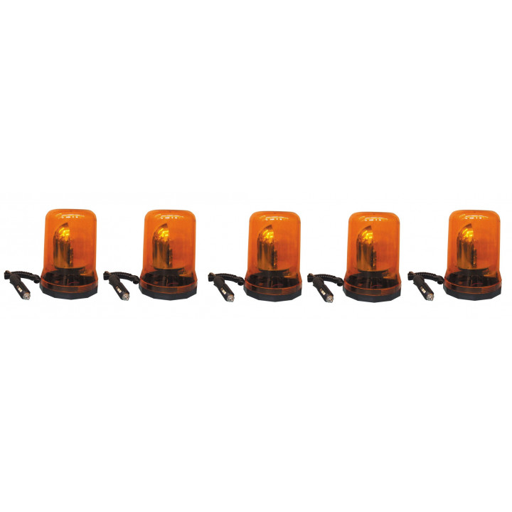 5 Beacon electric 12v 25w magnetic rotating beacon light amber orange 12vdc large model jr international - 2