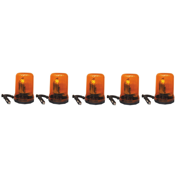 5 Faro giratorio eléctrico magnético 12vcc 25w ambre gran modela jr international - 2