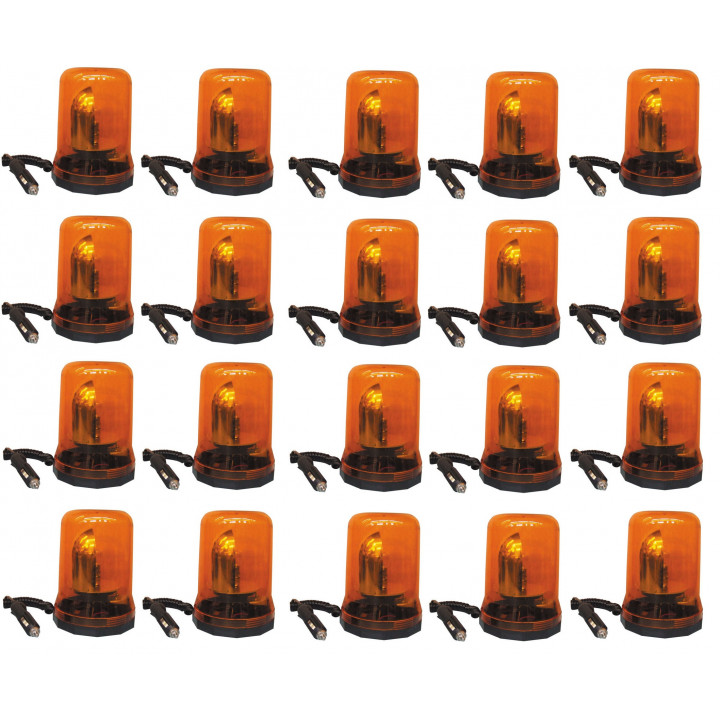 20 Beacon electric 12v 25w magnetic rotating beacon light amber orange 12vdc large model jr international - 2
