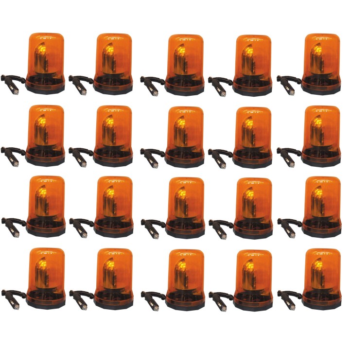 20 Beacon electric 12v 25w magnetic rotating beacon light amber orange 12vdc large model jr international - 2