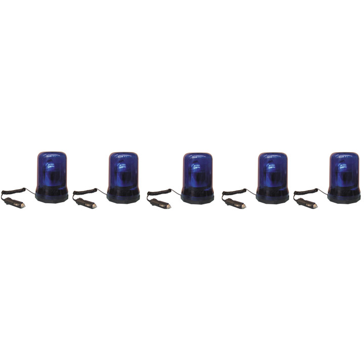 5 Magnetic rotating light 12vdc 20w blue rotating light car magnetic light mount rotating light magnetic rotating beacons jr int