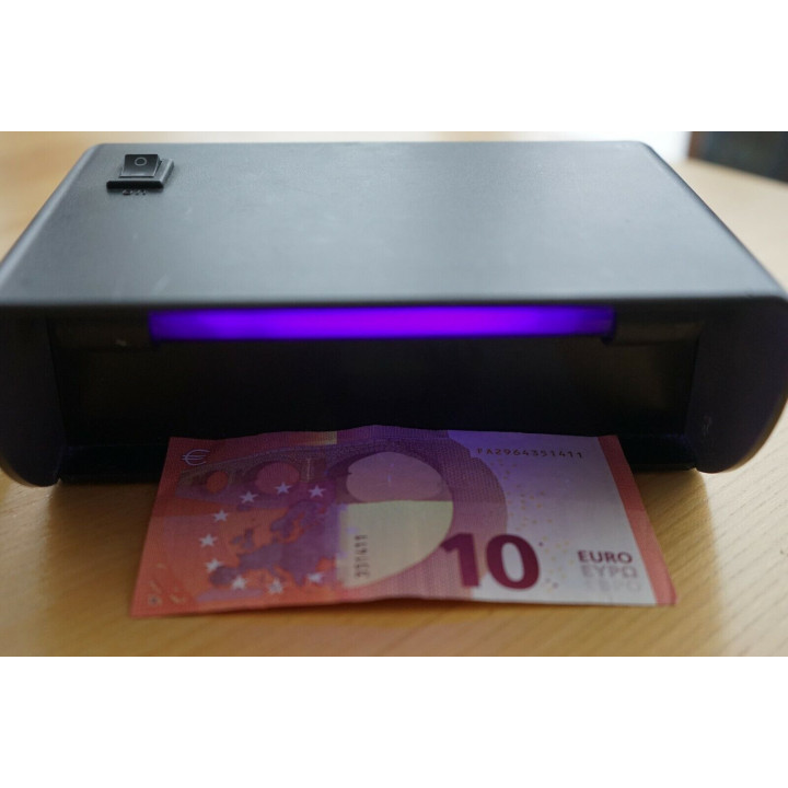 100 Detector counterfeit bank notes uv detector, 220vac 4w fake notes ultraviolet detection system fake bill us bank note card v