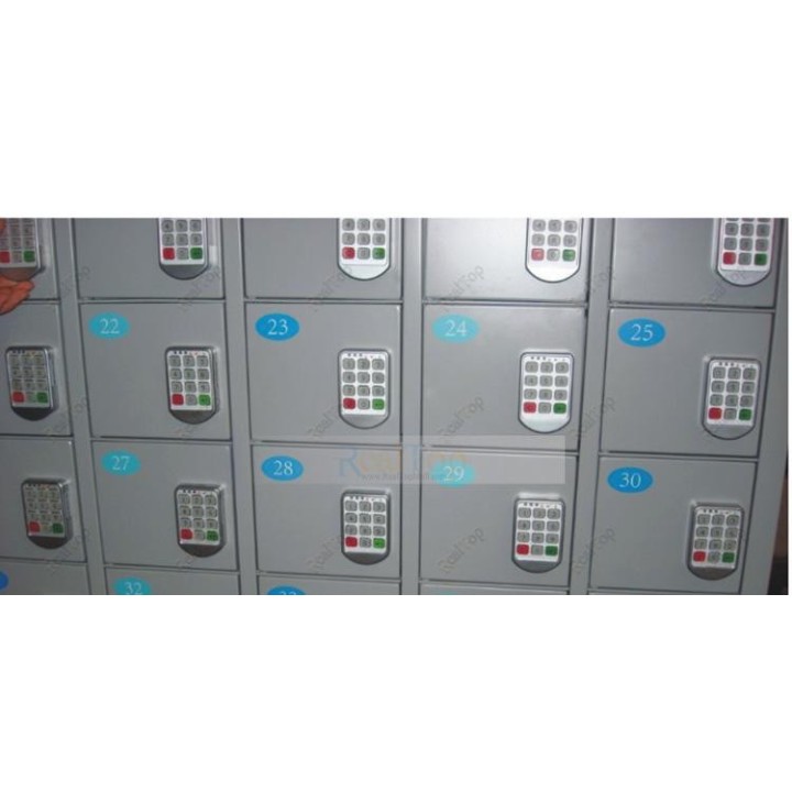 Del metal plateado cerraduras electrónicas teclado Contraseña armario bloqueo gabinete Digital para Locker hotel de la oficin