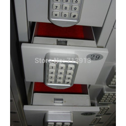 Silver Metal Locks Electronic Password keypad locker Digital cabinet lock for Locker office hotel home swimming pool