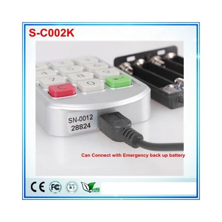 Silver Metal Locks Electronic Password keypad locker Digital cabinet lock for Locker office hotel home swimming pool
