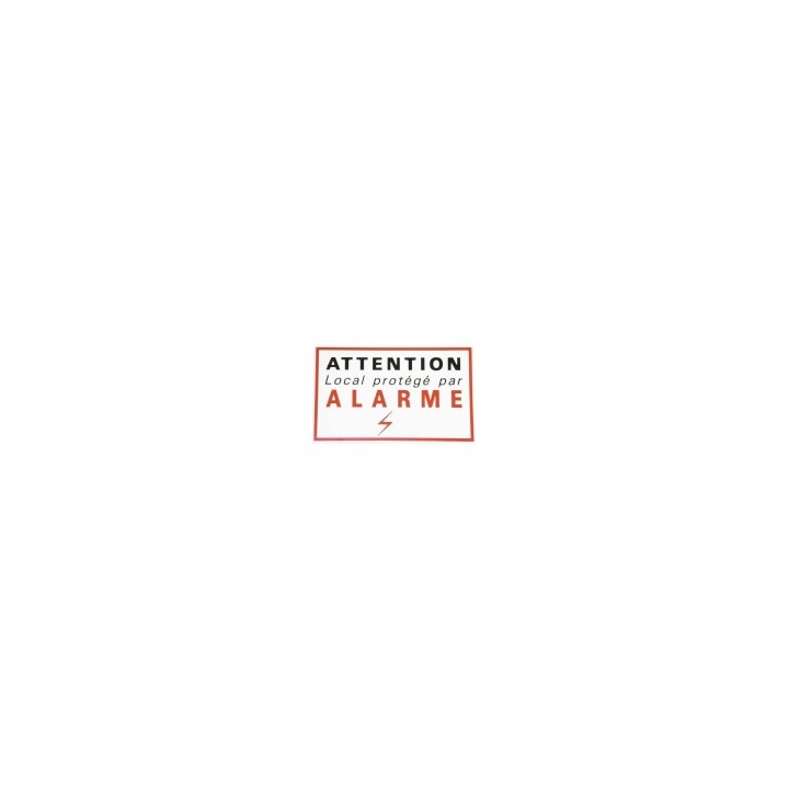 10 adhesive labels signaling security alarm sticker autocolant deterrent protection