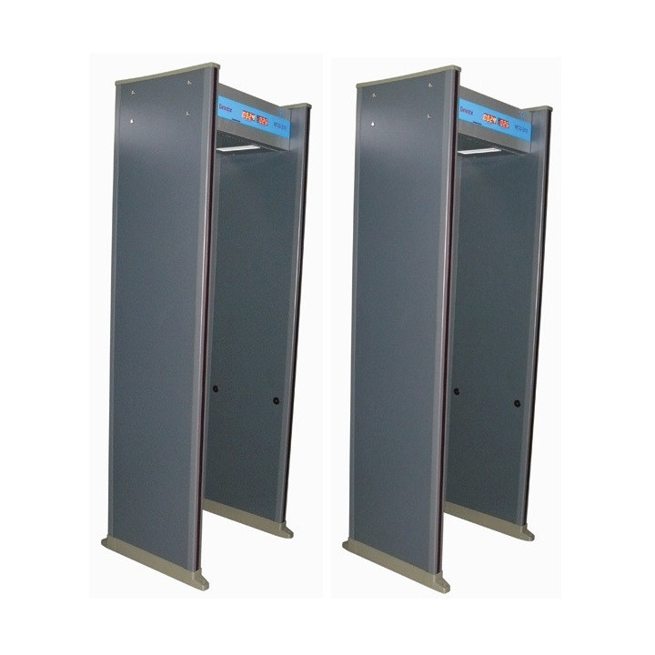 2 Portico-Metalldetektor 6 wasserdichte Zone für den Sicherheitsausstellungszirkus außerhalb des Flughafens xp metal detectors -