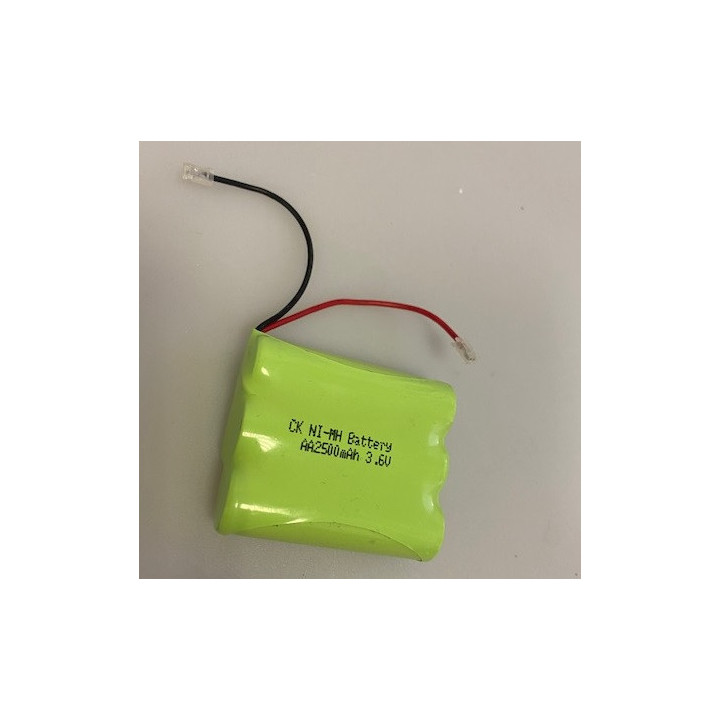 Batterie Rechargeable Ni-MH AA 3.6V 1800mAh avec prises pour téléphone sans fil 