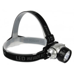 Kopflampe mit 7 sehr hellen weissen leds