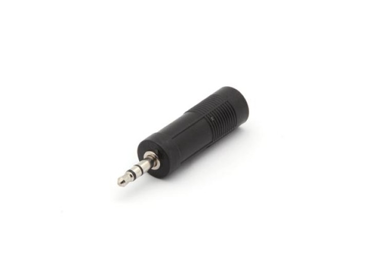 Jack hembra estéreo 6.35mm a jack macho estéreo 3.5mm caa18 velleman - 1