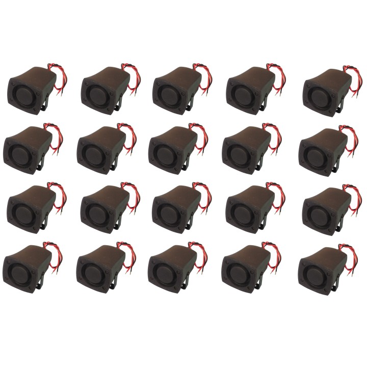 20 Außensirene 110db 12vdc 150ma 6v 7v 8v 9v 10v 11v 12v grau kleines modell außensirenen alarmsirene alarmsirenen elektronische