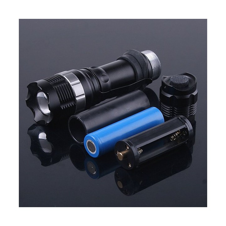 600lm 3w led taschenlampe zoombare 3 modi aluminium beleuchtung cree q5 zoom jr international - 1