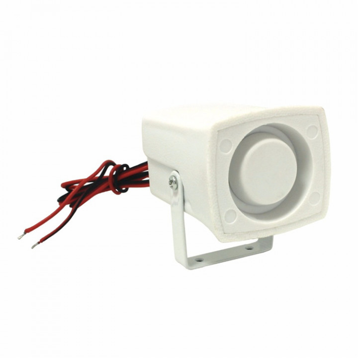 20 Außensirene 110db 12vdc 150ma 6v 7v 8v 9v 10v 11v 12v grau kleines modell außensirenen alarmsirene alarmsirenen elektronische