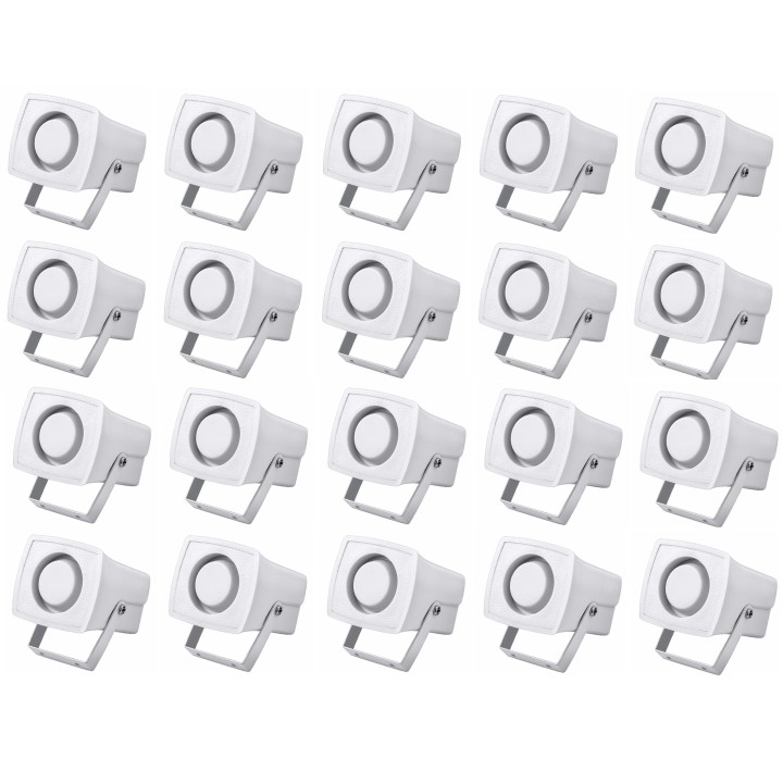 20 Minisirena elettronica stagna grigia 110db 12vcc 150ma 6v 7v 8v 9v 10v 11v 12v ms102 sv ps1 sistema allarme sonoro conrad - 2