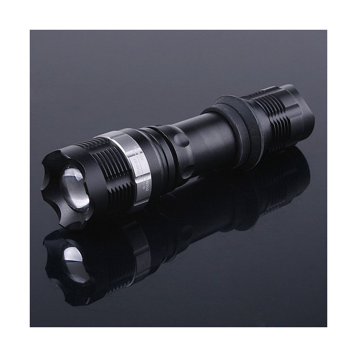 600lm 3w led flashlight zoomable 3 modes aluminum lighting cree q5 zoom jr international - 4