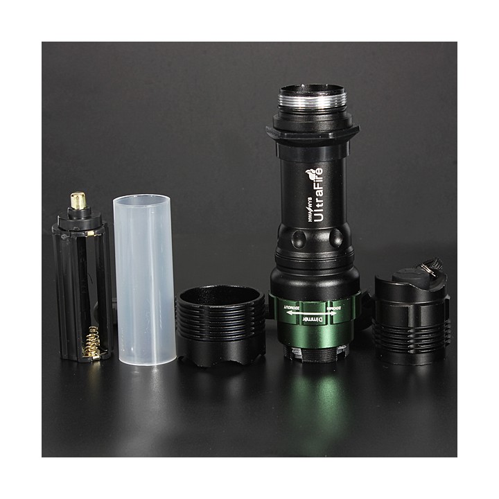 600lm 3w led taschenlampe zoombare 3 modi aluminium beleuchtung cree q5 zoom jr international - 6