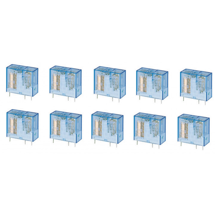 10 Electric finder relay 24vdc 16a serie 40 (5mm) rlf4061 9024 finder - 3