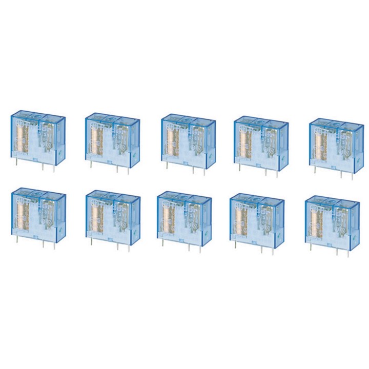 10 Electric finder relay 24vdc 16a serie 40 (5mm) rlf4061 9024 finder - 3