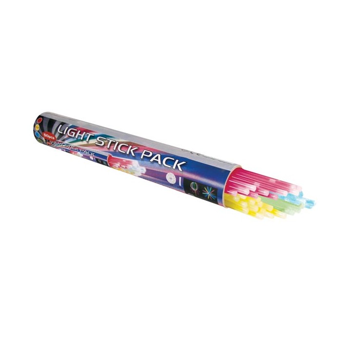 Set mit kaltlicht-leuchtstäben 20cm - ø 5mm - verschiedene farben (50st./packung) vdlilsm velleman - 1
