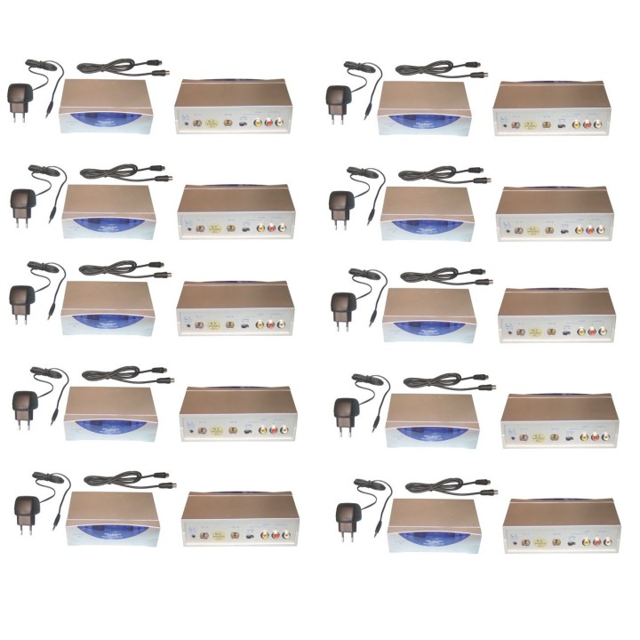 10 Modulatore rf trasmettitore convertitore audio video registratore videocamera dvd televisione camrfm2 velleman - 2