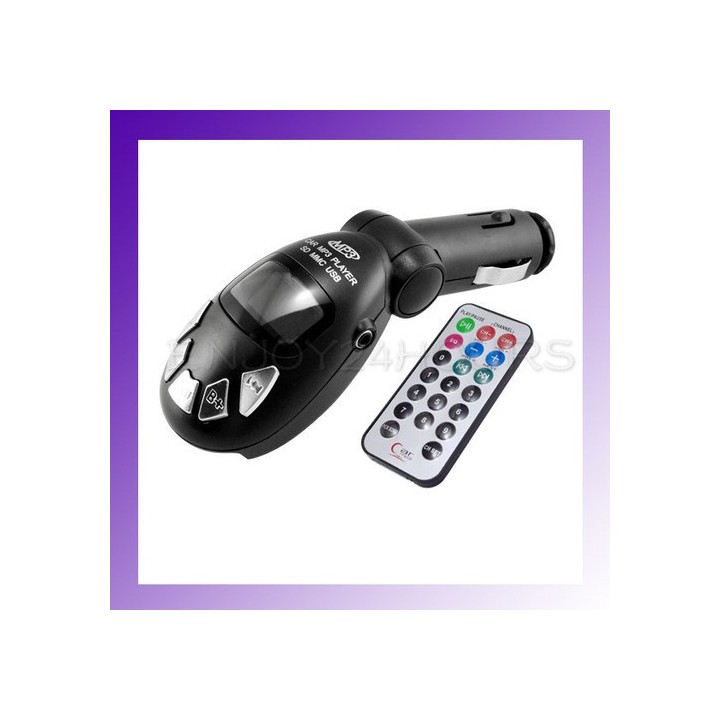 5 Transmisor fm mp3 de radio transmisor inalámbrico de control remoto de coches clave usb sd / mmc 9999 jr international - 4