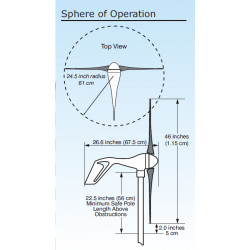 Wind machine 400w renewable energy wind energy protection for nature infinite energy non polluing energy