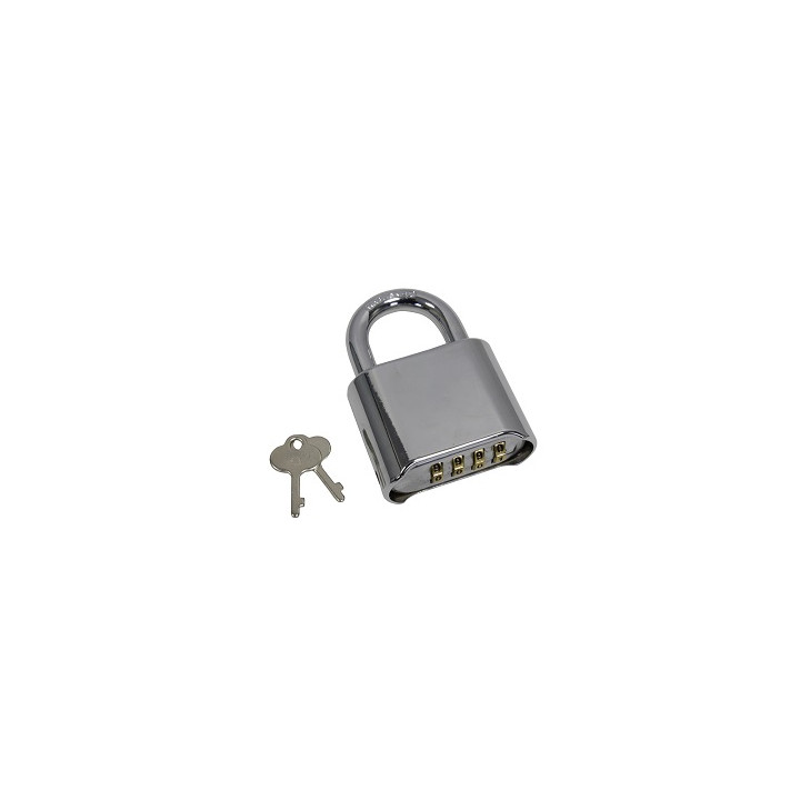 Combination padlock 50mm 4-digit code number slkc50 figure opening a secured lock closure scott - 2