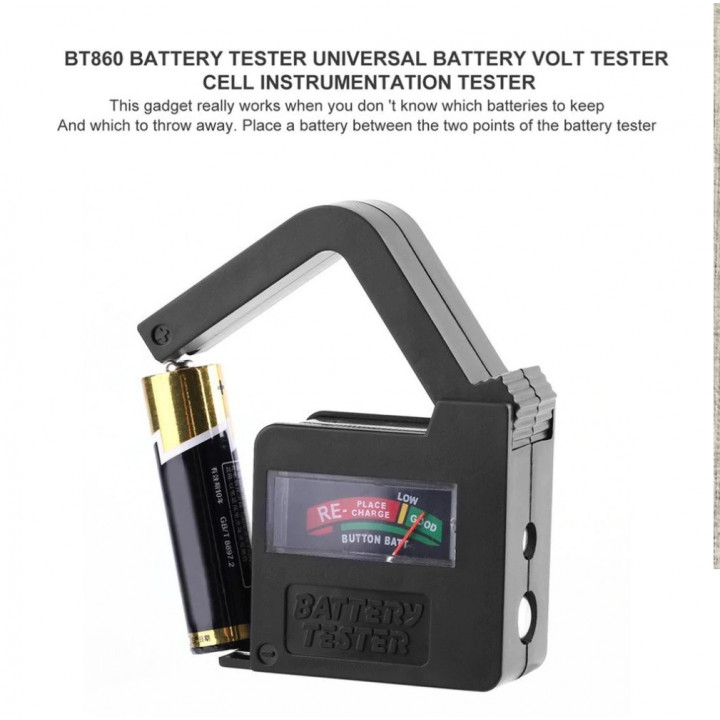 5 Battery tester - paperback battest velleman - 5