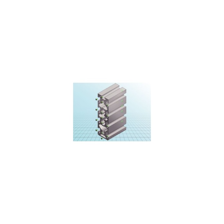 Aluminum profiles grooves 9 cm 100x3x10 type f cnc milling furniture frame structure cen - 1