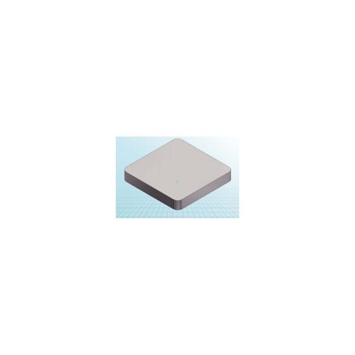 Cache ende schwarz aluminiumprofil rahmenkonstruktion 20x20 cnc-fräsen möbel cen - 1
