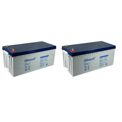 Batteria ricaricabile 12v 200a 200ah ucg200 12 solare eolico accu piombo gel accumulatore