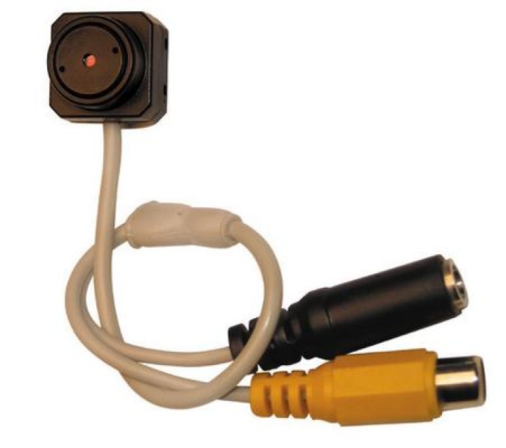 Camara color objetivo video 3.6mm 92° camara espia extra miniatura camara mini discreta espia jr international - 1