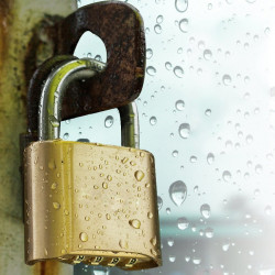 Waterproof combination padlock 50mm 4 digits code number digit secure lock anti-theft
