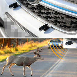 Whistle wind activated wildlife warning device for deer (pair of 2) nap zapper anti sleep alarm