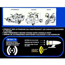 Ahuyentador animales aparato por ultrasonidos ahuyentadores animales para vehiculo