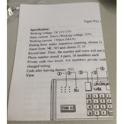 Telephone alarm transmitter with 4 numbers 1 message alarm transmission telephone alarm automatic telephone dialer phone dialer