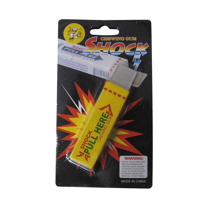 Paquete de chicles electricos amarillo disparo electrico farsa y codigos 8570