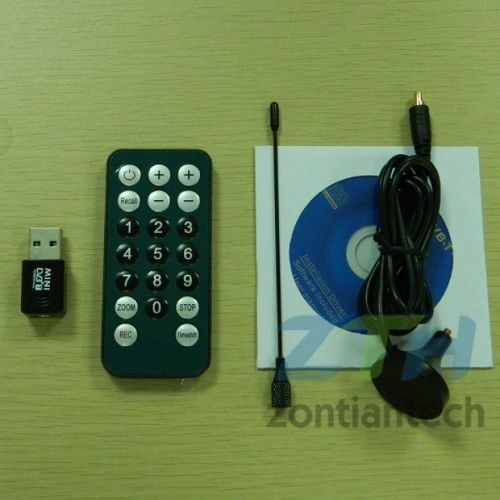 Dtt reception terminal usb receiver decoder dvb television remote antenna srt-7 jr international - 5