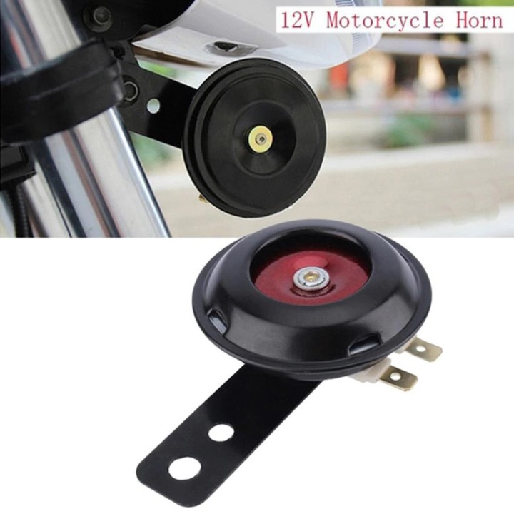 klaxon de moto 77mm 12v puissant 105dB scooter cyclomoteur VTT Go-Karts Dirt Bike Pocket Bike