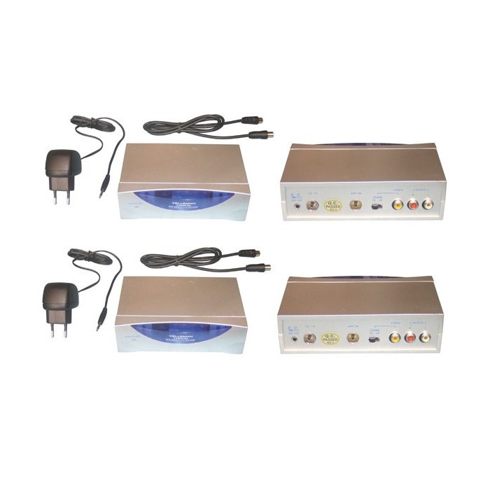 Modulateur convertisseur rf transmetteur audio video camrfm2 camescope magnetoscope dvd television