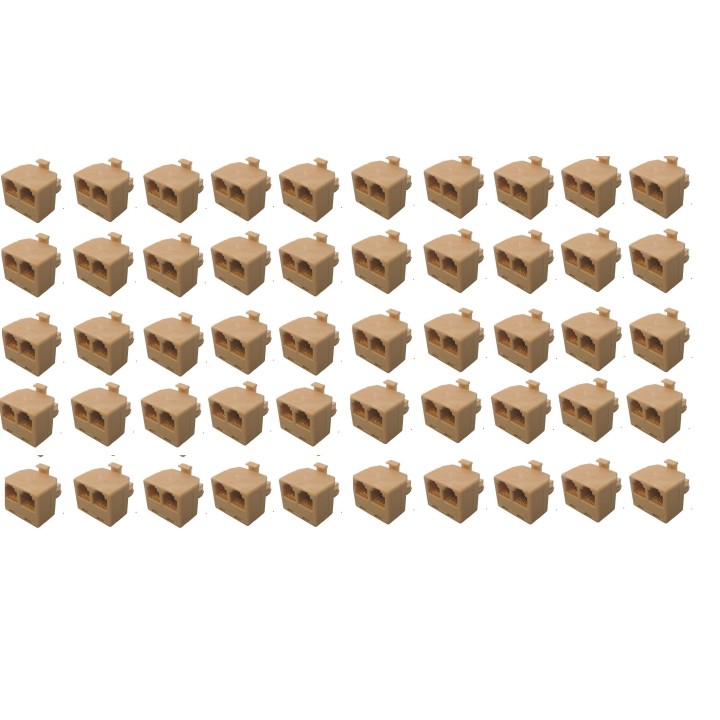 10 X Adapter rj12 buchse 2 rj12 6p2c buchse telephonischer adapter tcu2 telephonischer adapter rj12