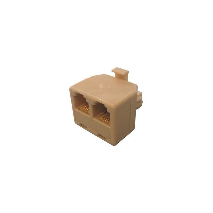 10 X Adattatore telefonico rj12 maschio 2rj12f femmina 6p2c adattatore telefonico divisori convertitore adattatore converter