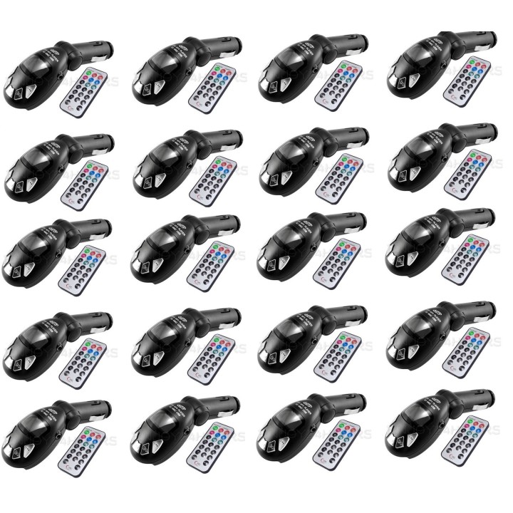 Trasmettitore fm mp3 trasmettitore radio senza fili macchina remota chiave usb sd / mmc 9999