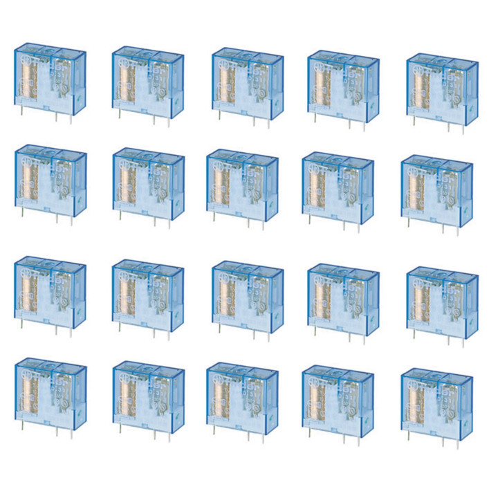 Electric finder relay 24vdc 16a serie 40 (5mm) rlf4061 9024