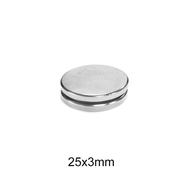 Petit aimant disque en néodyme - aimant néodyme disque Ø3 x 1.5mm - 123  Magnet
