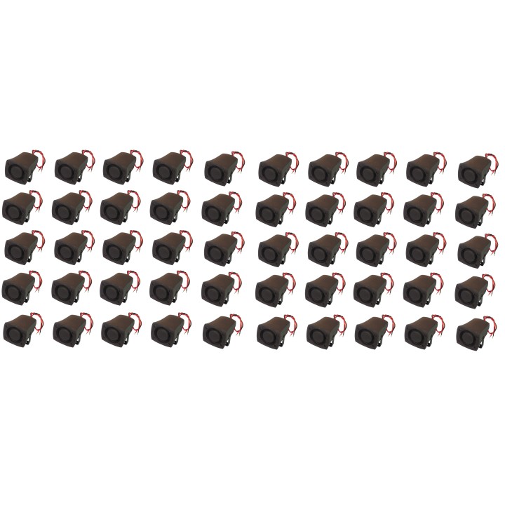 Minisirena elettronica stagna grigia 110db 12vcc 150ma 6v 7v 8v 9v 10v 11v 12v ms102 sv ps1 sistema allarme sonoro