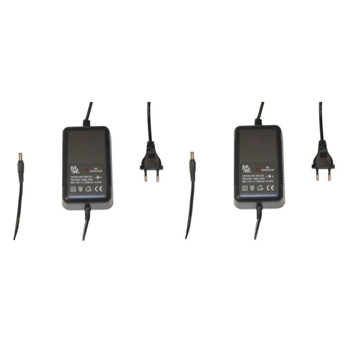 Alimentacion electrica estabilizada 220vca 12vcc 1200ma 1.5v 3v 4.5v 6v 7.5v 9v 12vcc alim estabilizada