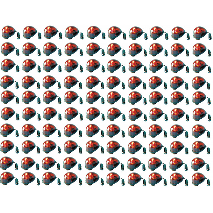 Rundumleuchte mit magnet saugfuß 12vdc 5w rot elektrische rundumleuchte signaltechnik